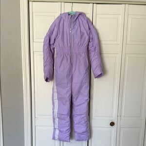 Lavender Hooded Snowsuit